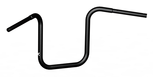 APE HANGERS 12" BLACK – SKU: 750-05875
