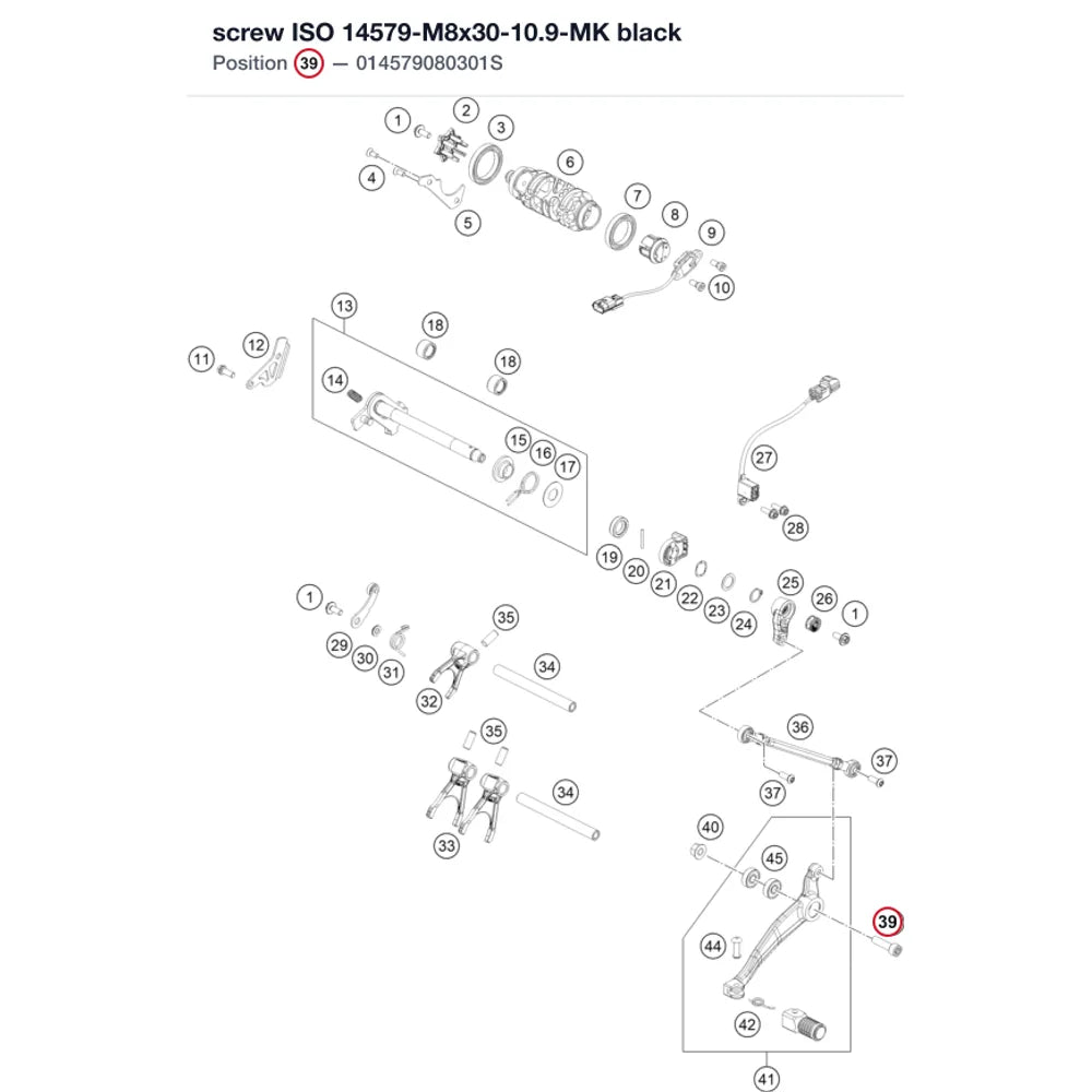 screw ISO 14579-M8x30-10.9-MK black