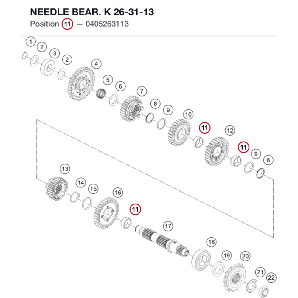 NEEDLE BEAR. K 26-31-13
