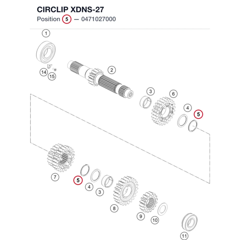 CIRCLIP XDNS-27