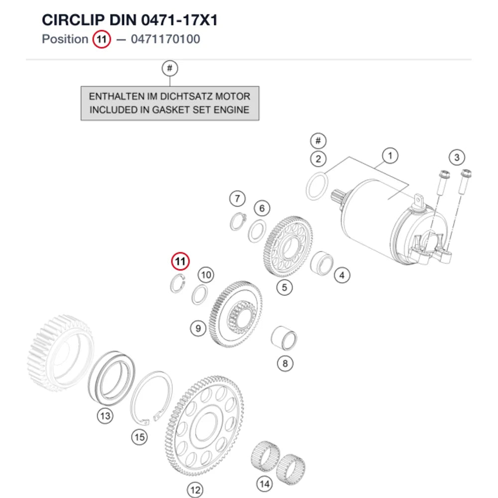 CIRCLIP DIN 0471-17X1