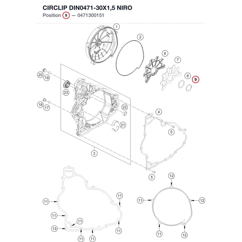 CIRCLIP DIN0471-30X1,5 NIRO