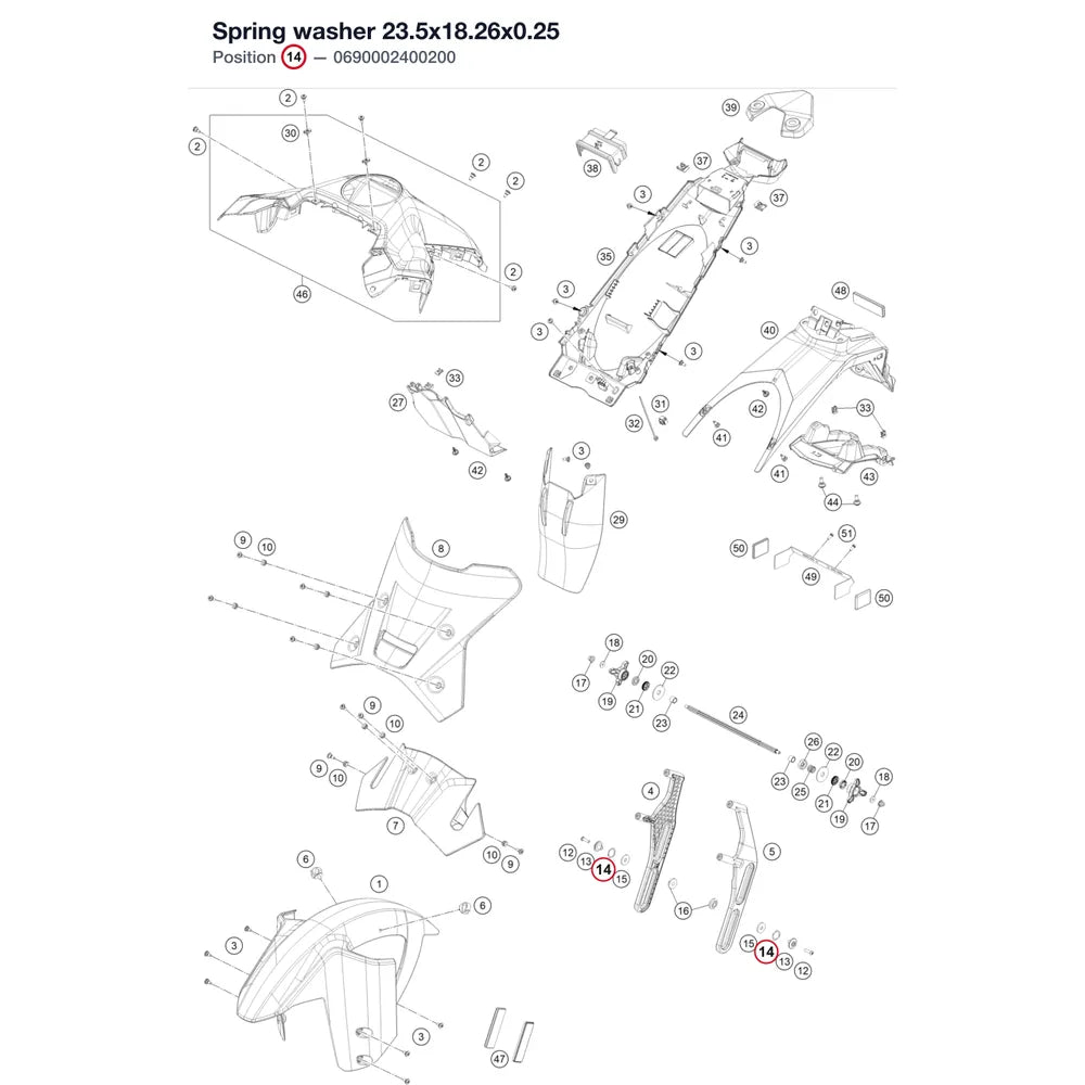 Spring washer 23.5x18.26x0.25