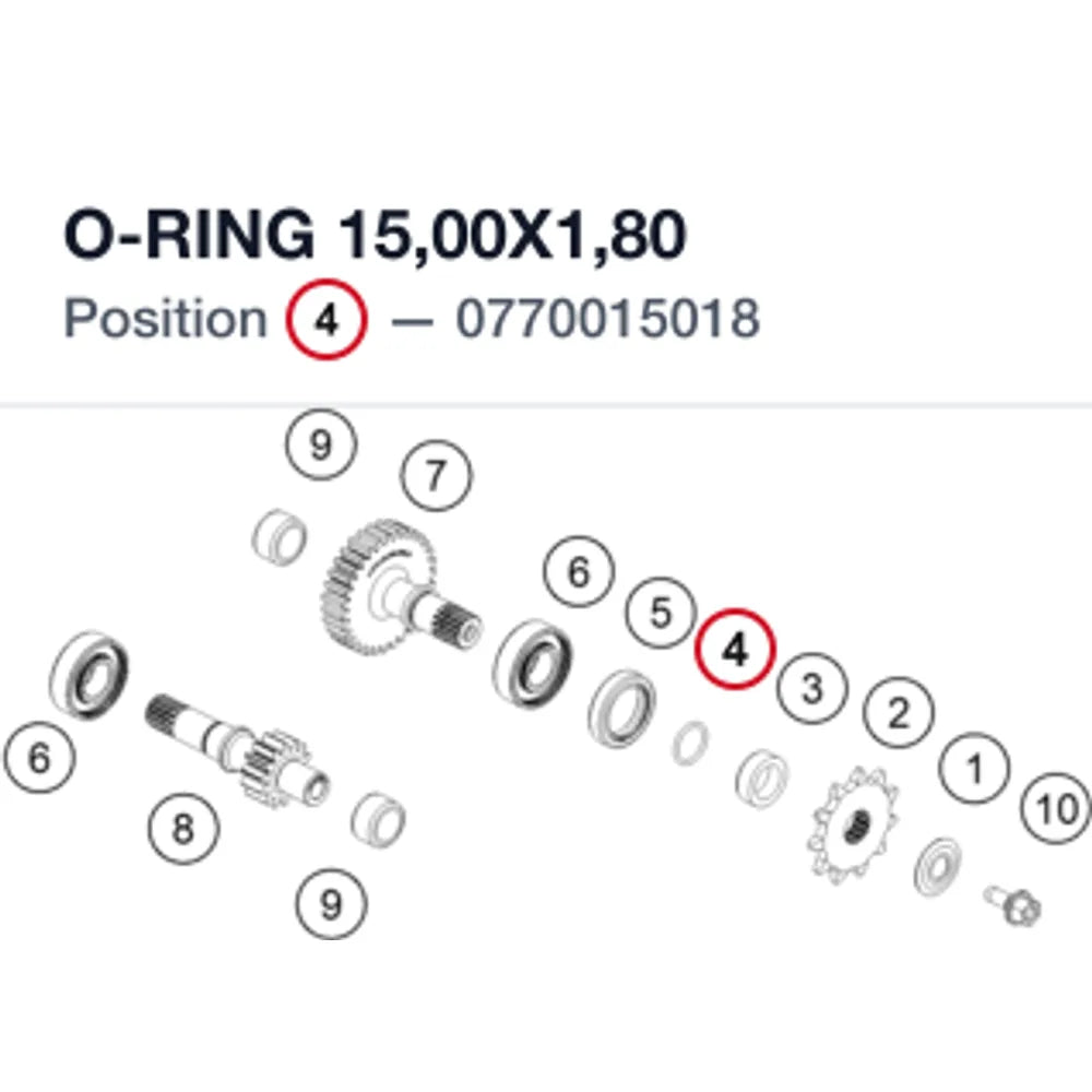 O-RING 15,00X1,80