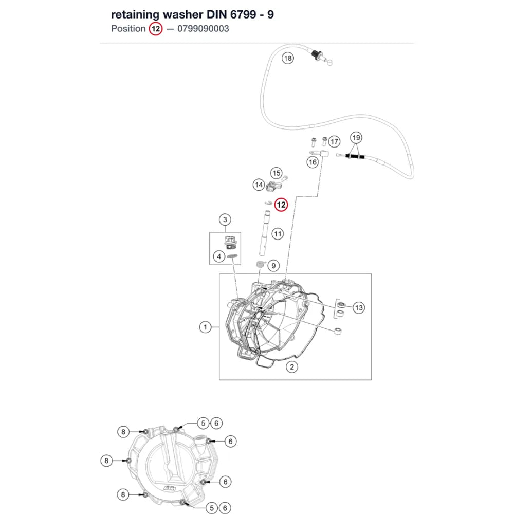 retaining washer DIN 6799 - 9