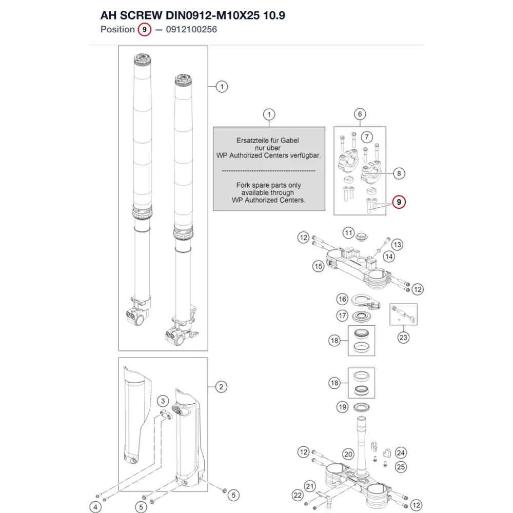 AH SCREW DIN0912-M10X25   10.9