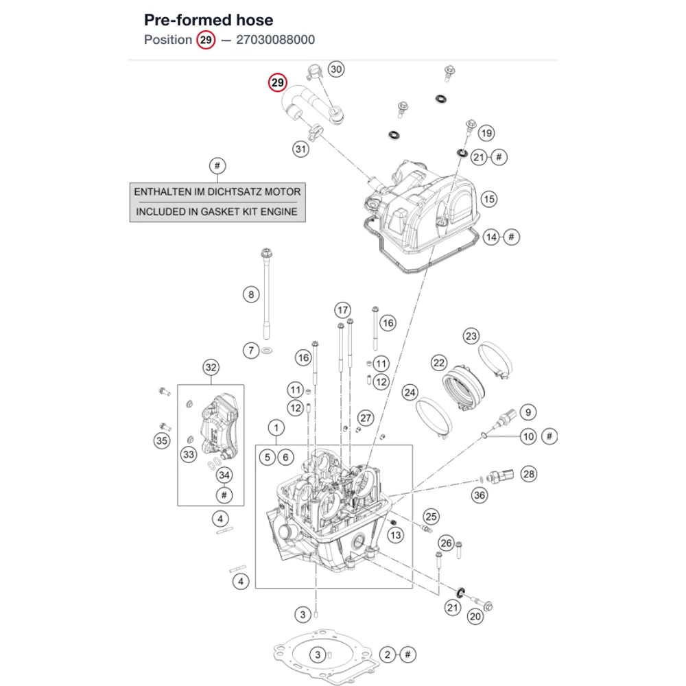 Pre-formed hose
