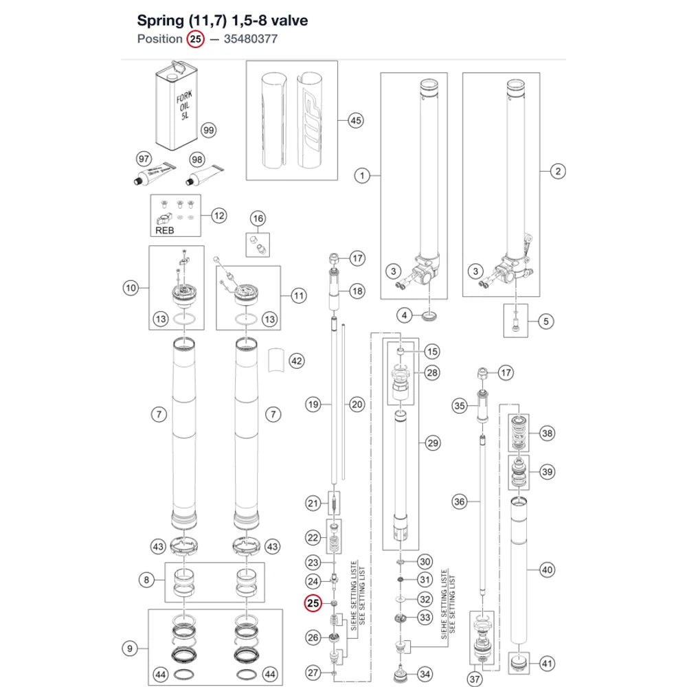 Spring (11,7) 1,5-8 valve