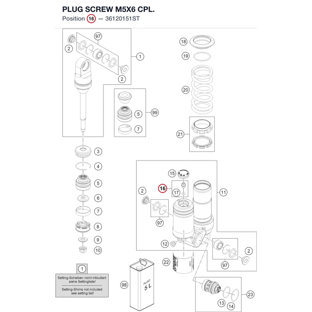 PLUG SCREW M5X6 CPL.