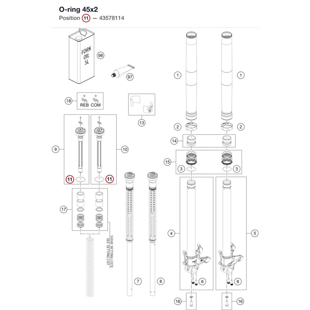 O-ring 45x2