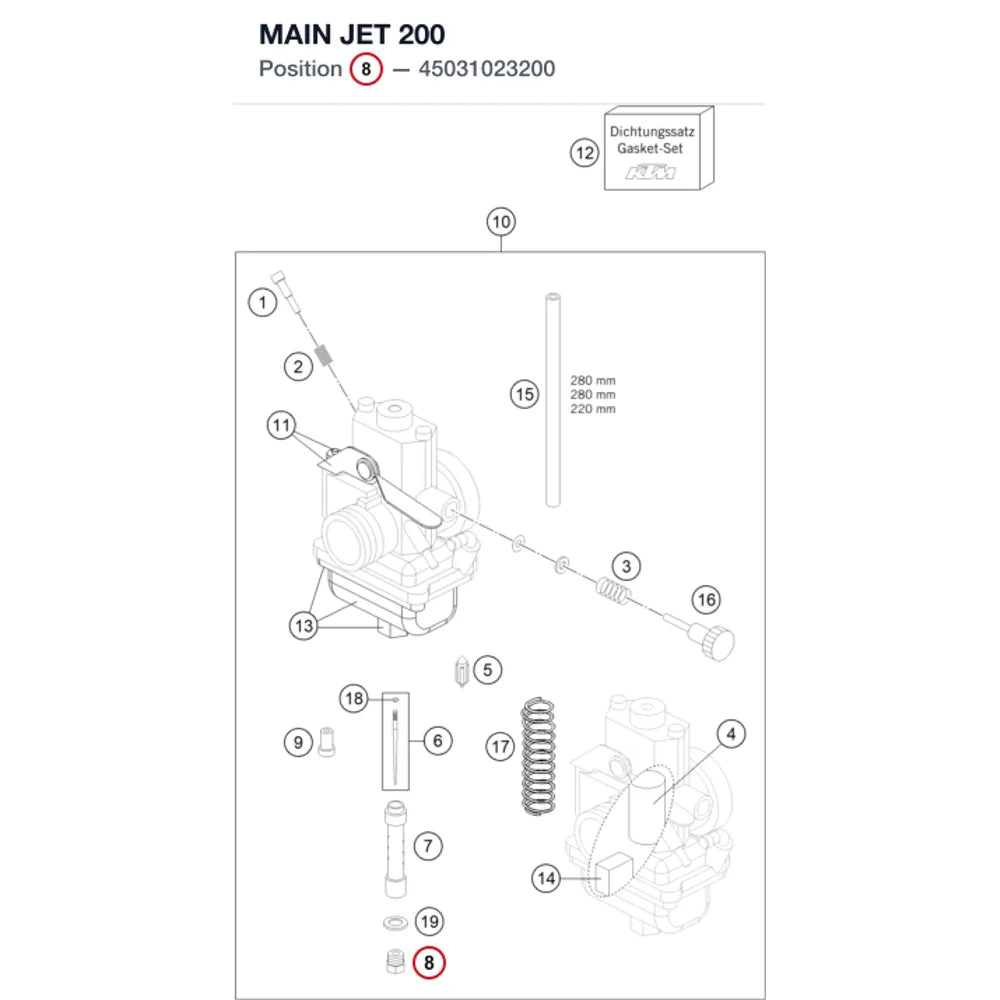 MAIN JET 200