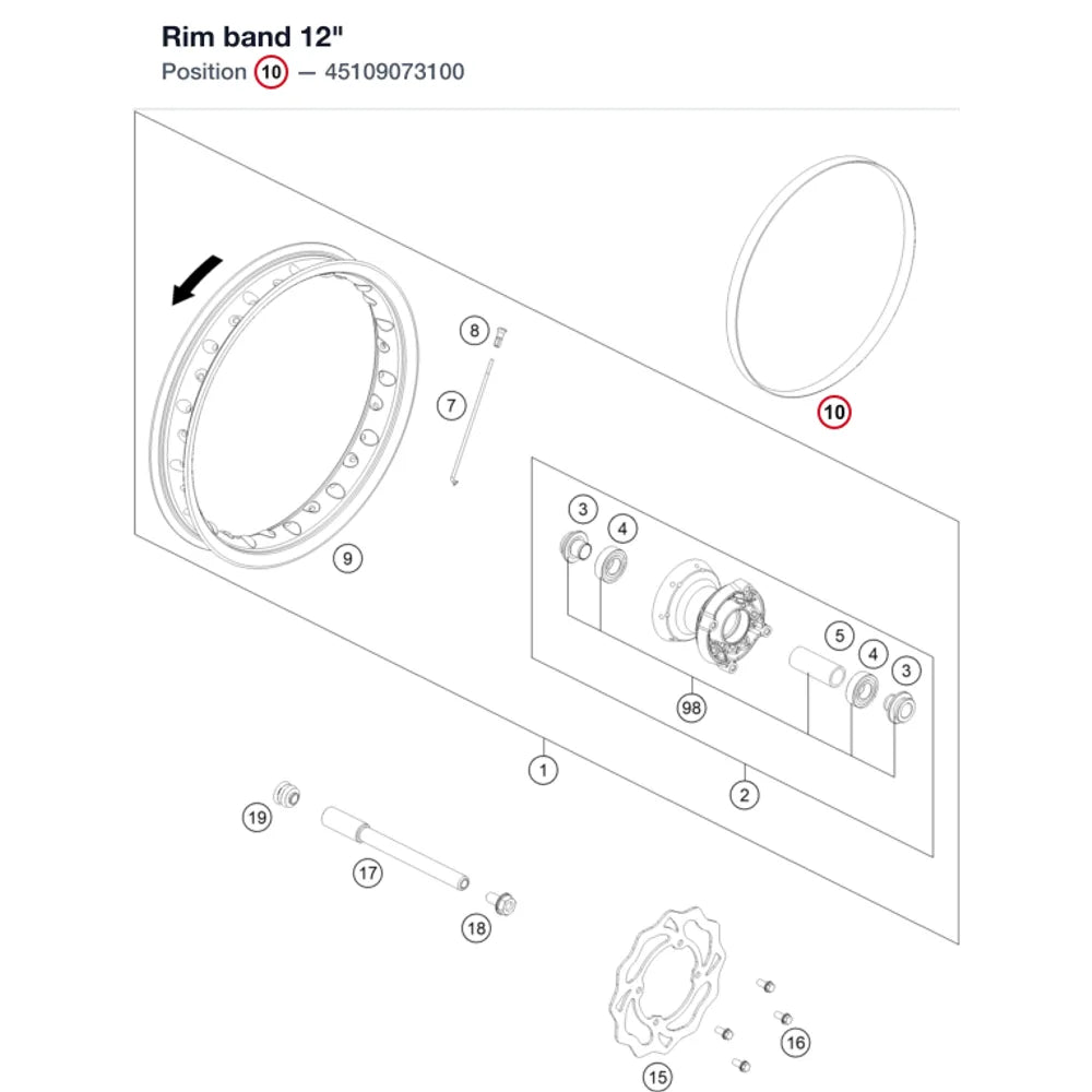 Rim band 12"