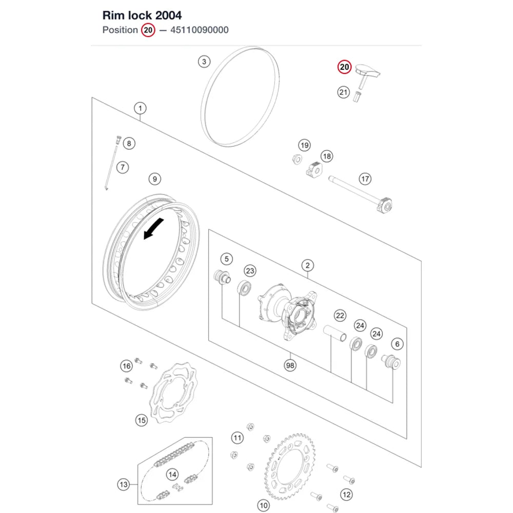 Rim lock 2004