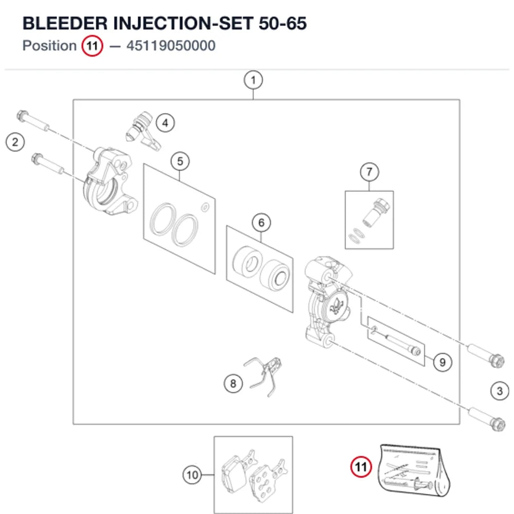 BLEEDER INJECTION-SET 50-65