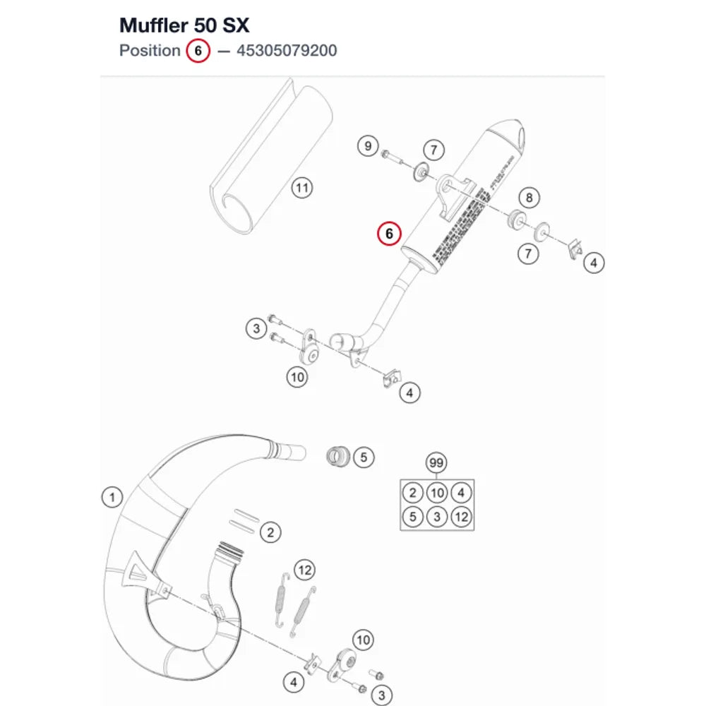 Muffler 50 SX