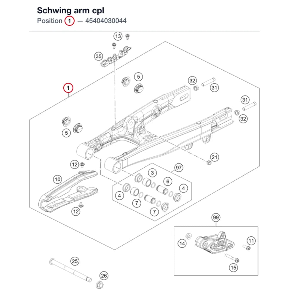Schwing arm cpl