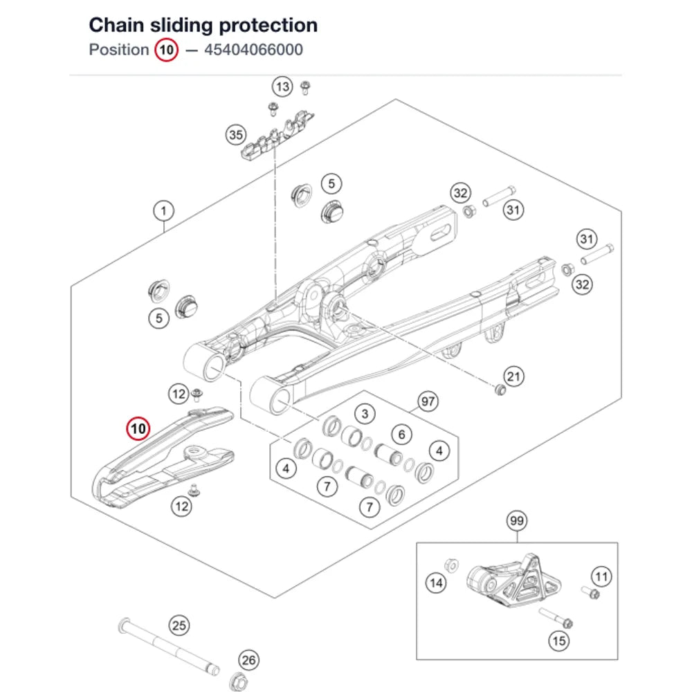 Chain sliding protection