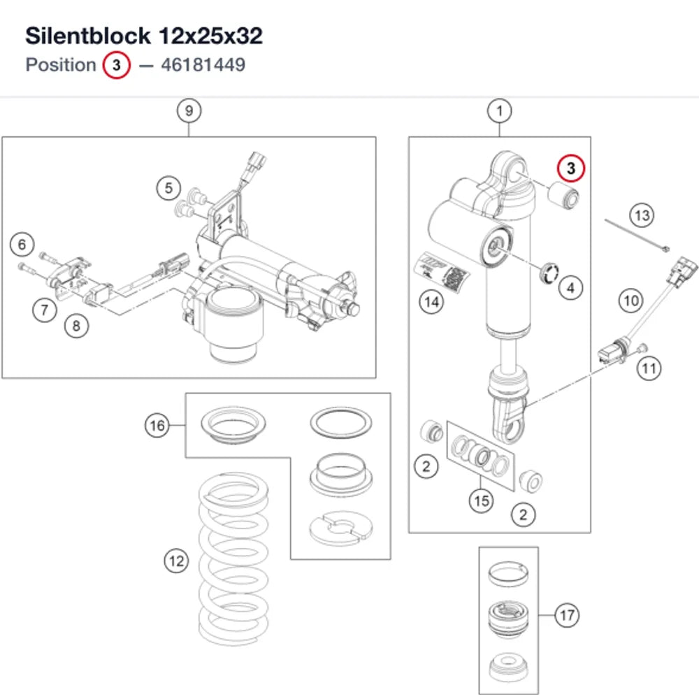 Silentblock 12x25x32