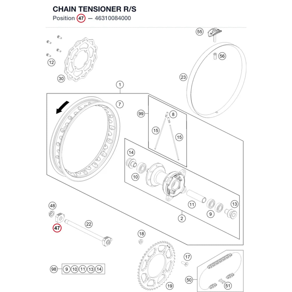 CHAIN TENSIONER R/S