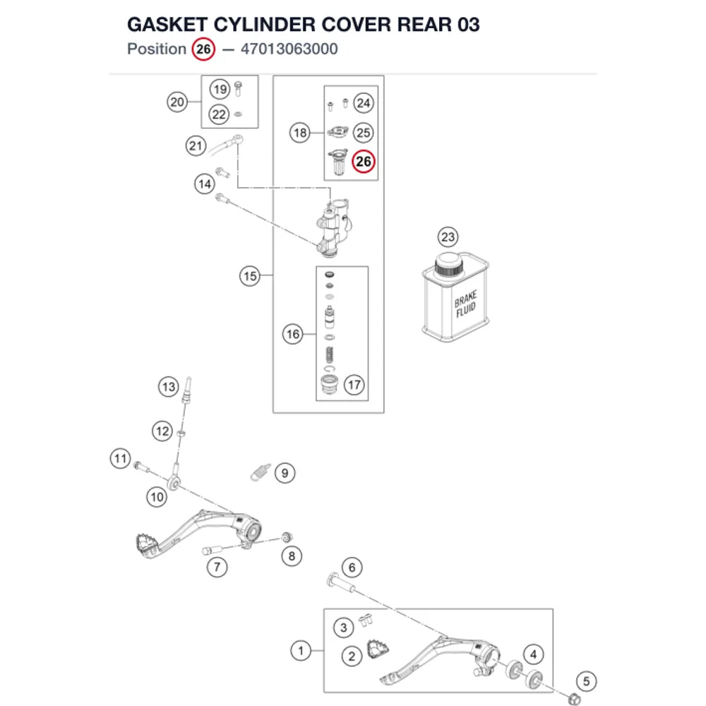 GASKET CYLINDER COVER REAR  03