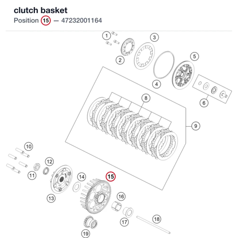 clutch basket
