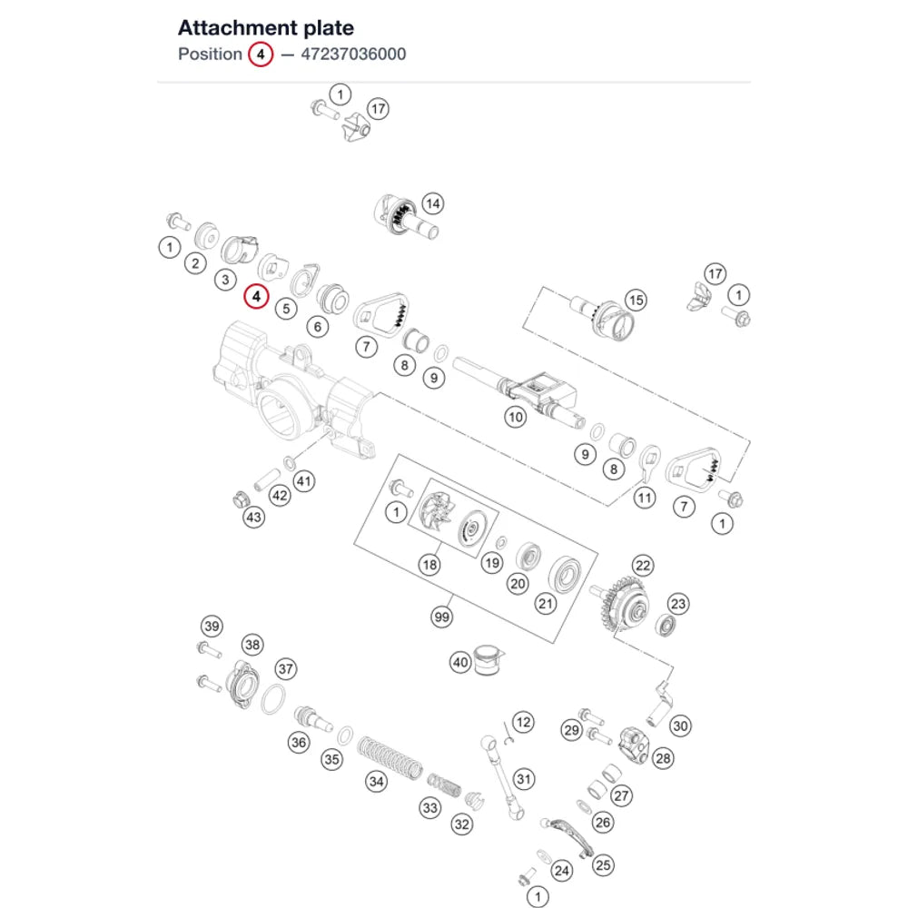 Attachment plate