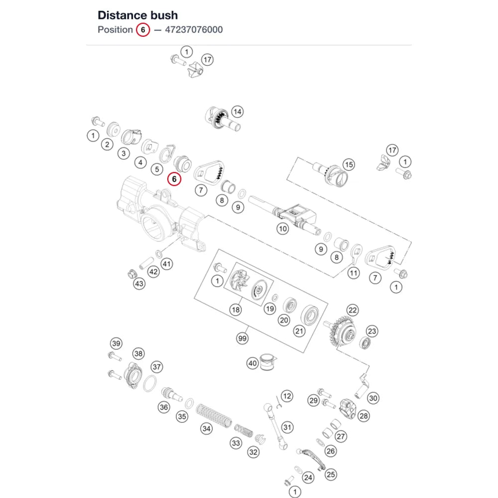 Distance bush