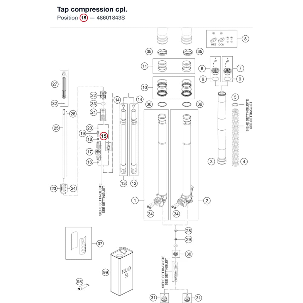 Tap compression cpl.