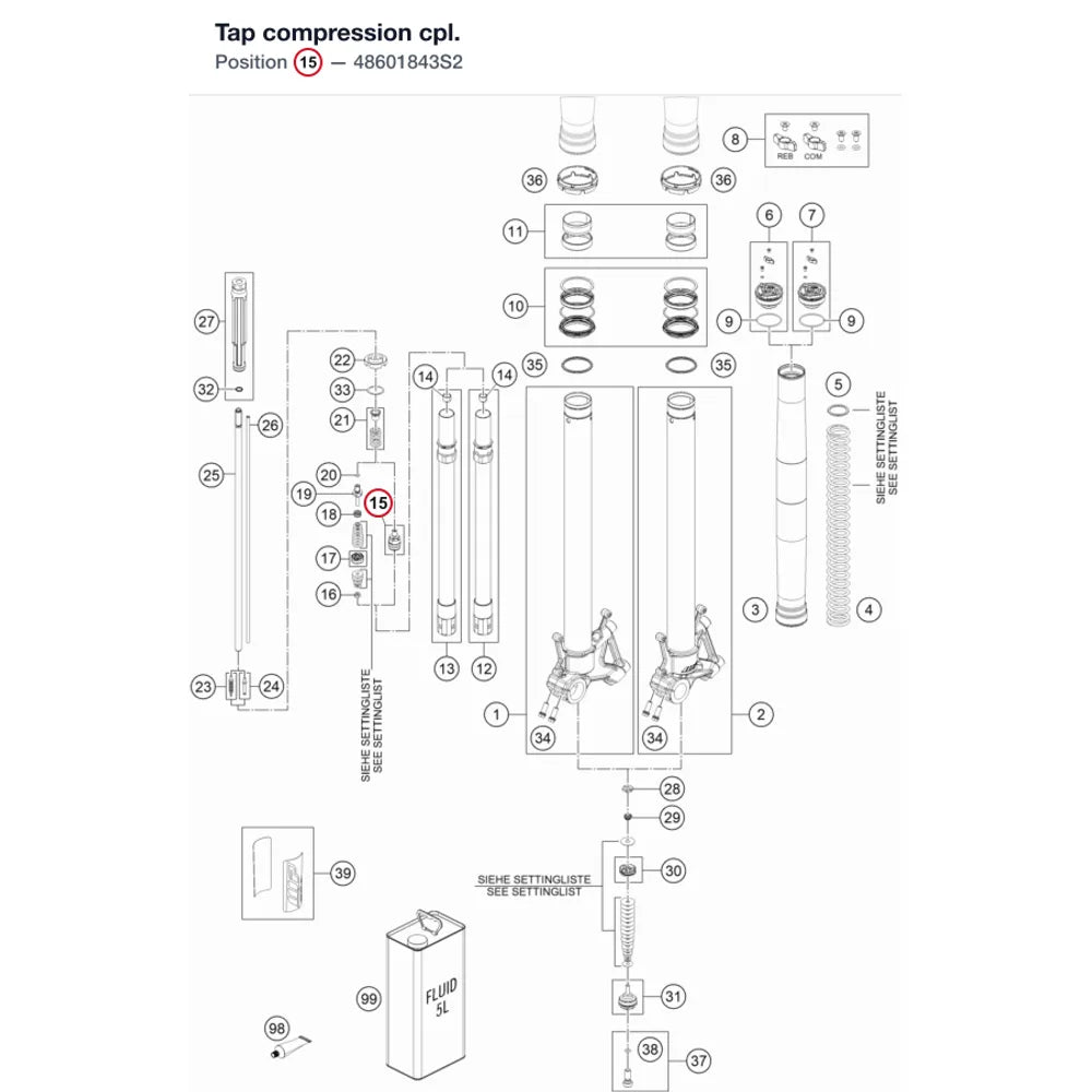Tap compression cpl.