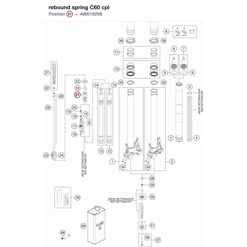 rebound spring C60 cpl
