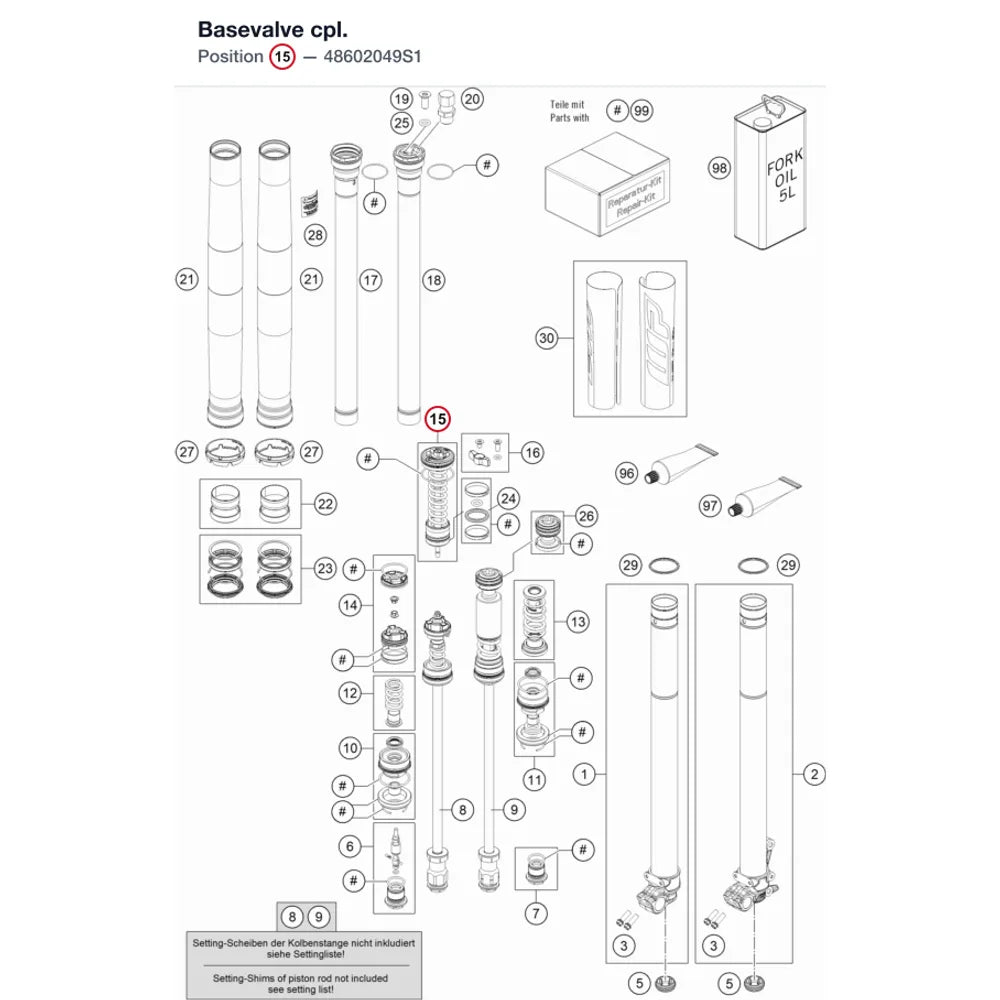 Basevalve cpl.