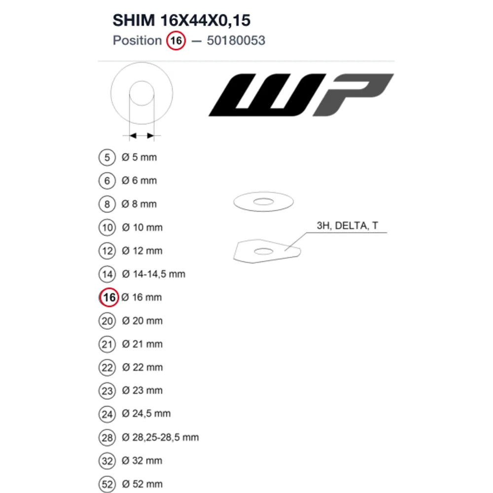 SHIM 16X44X0,15