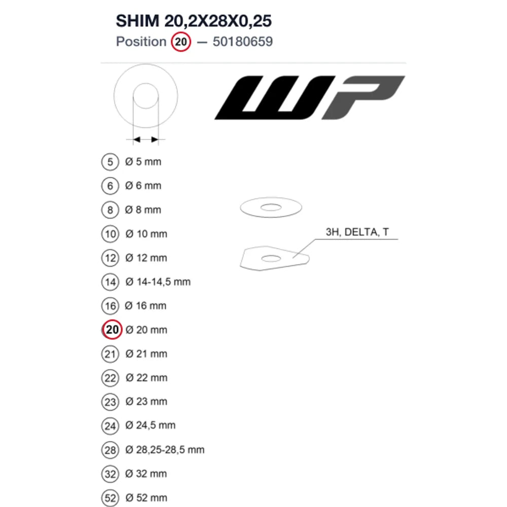 SHIM 20,2X28X0,25