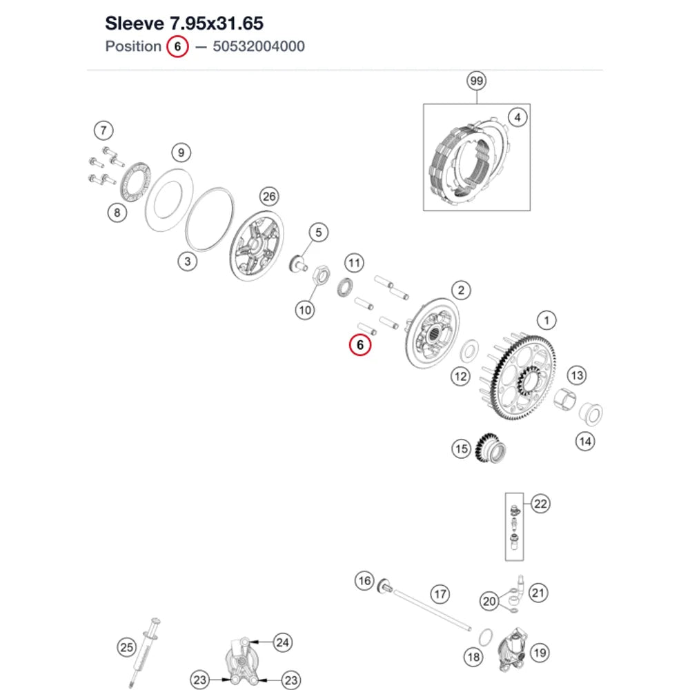 Sleeve 7.95x31.65