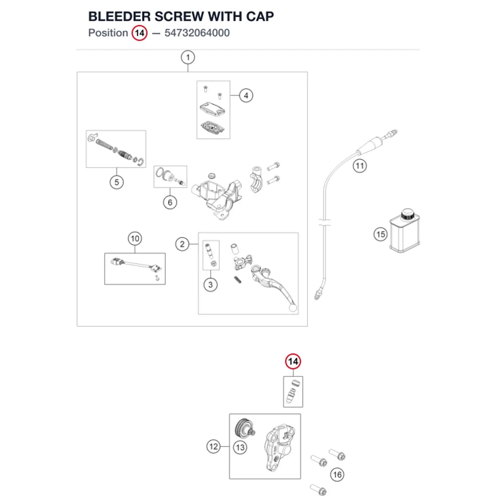 BLEEDER SCREW WITH CAP