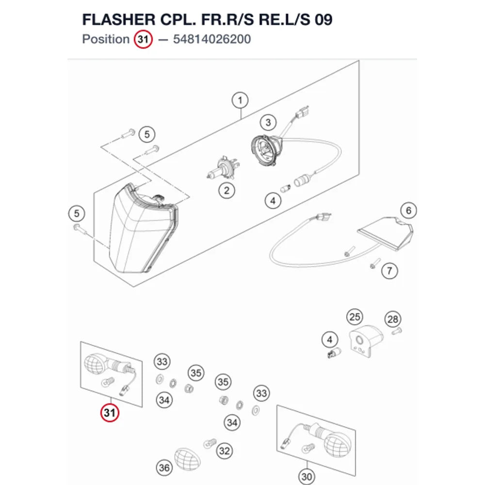 FLASHER CPL. FR.R/S RE.L/S  09