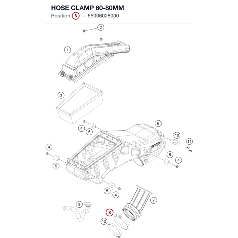 HOSE CLAMP 60-80MM