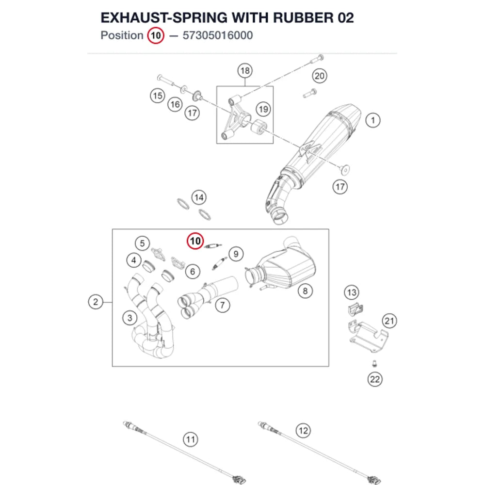 EXHAUST-SPRING WITH RUBBER  02