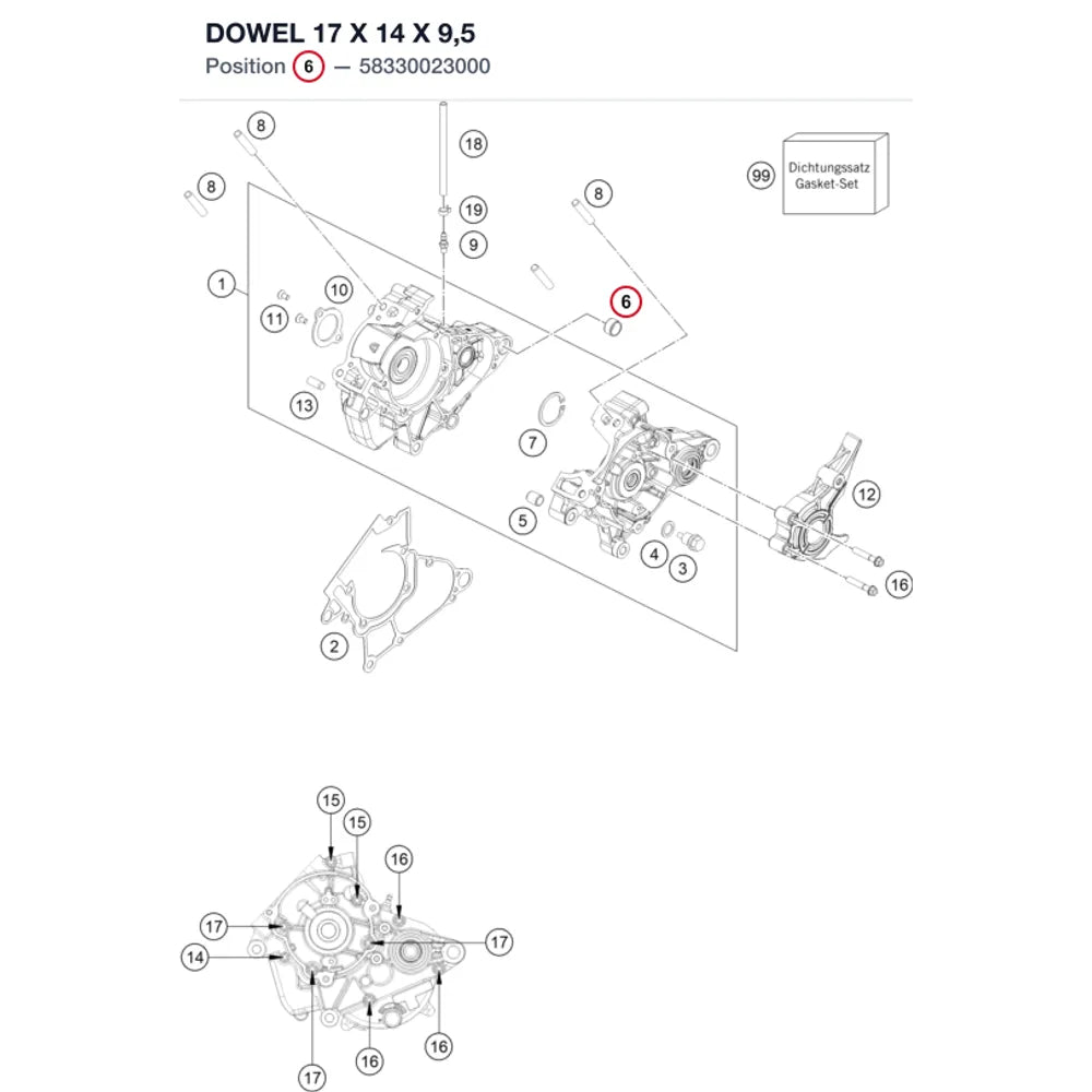 DOWEL 17 X 14 X 9,5