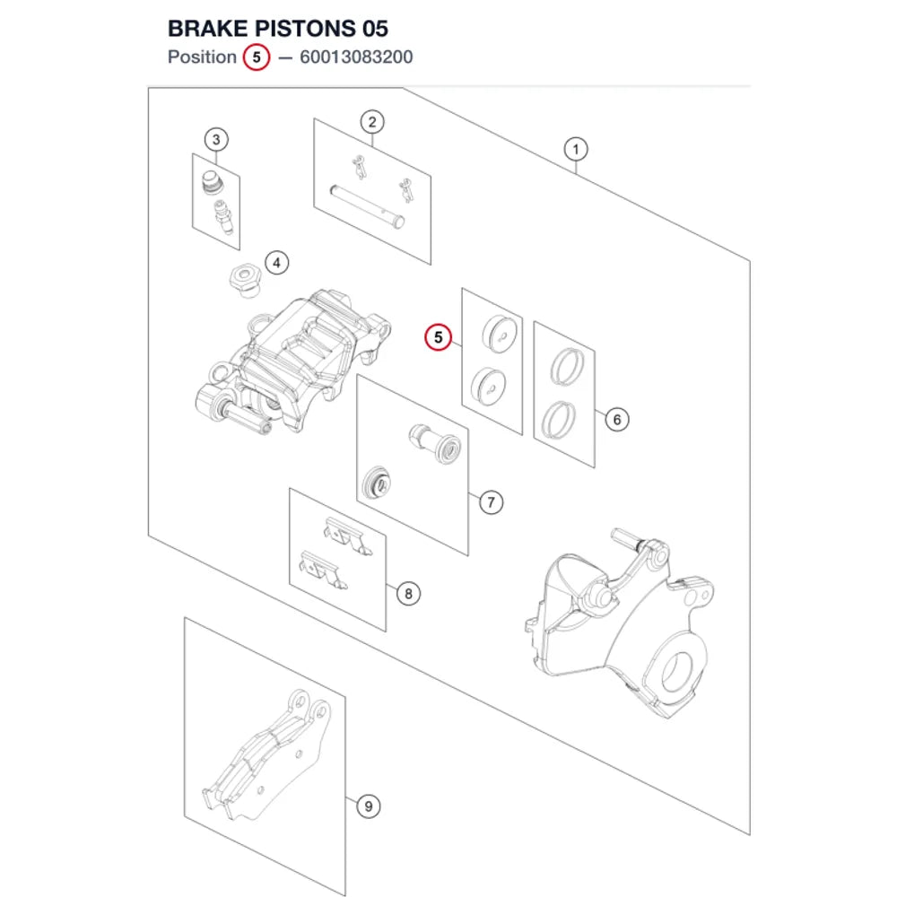 BRAKE PISTONS               05