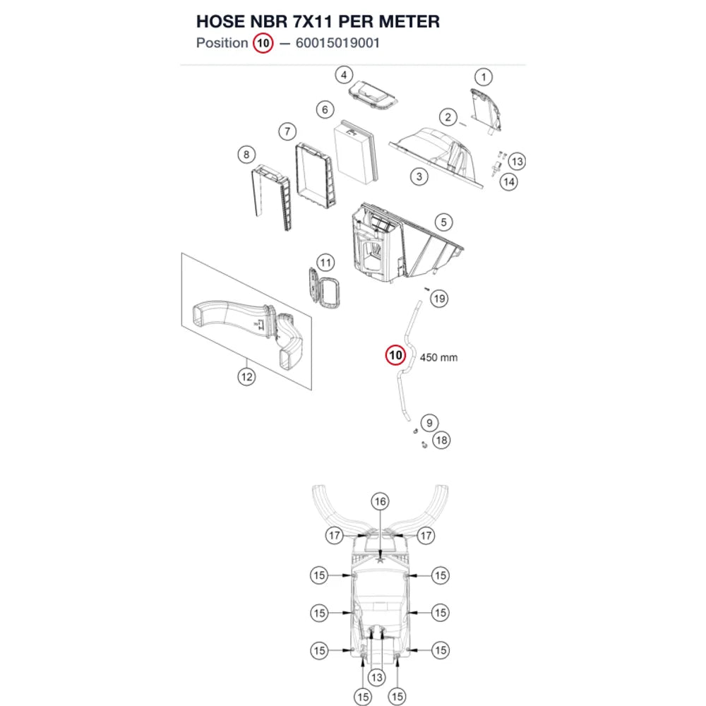 HOSE NBR 7X11 PER METER