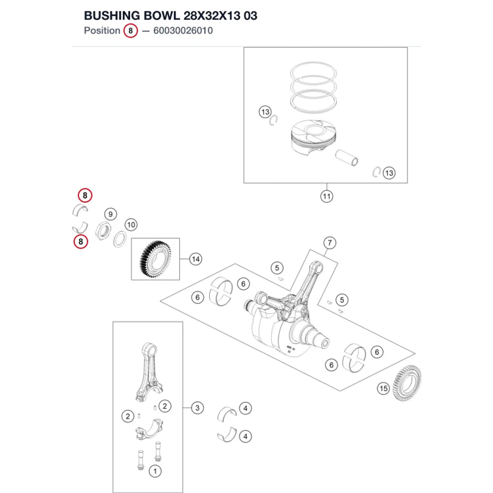BUSHING BOWL 28X32X13       03