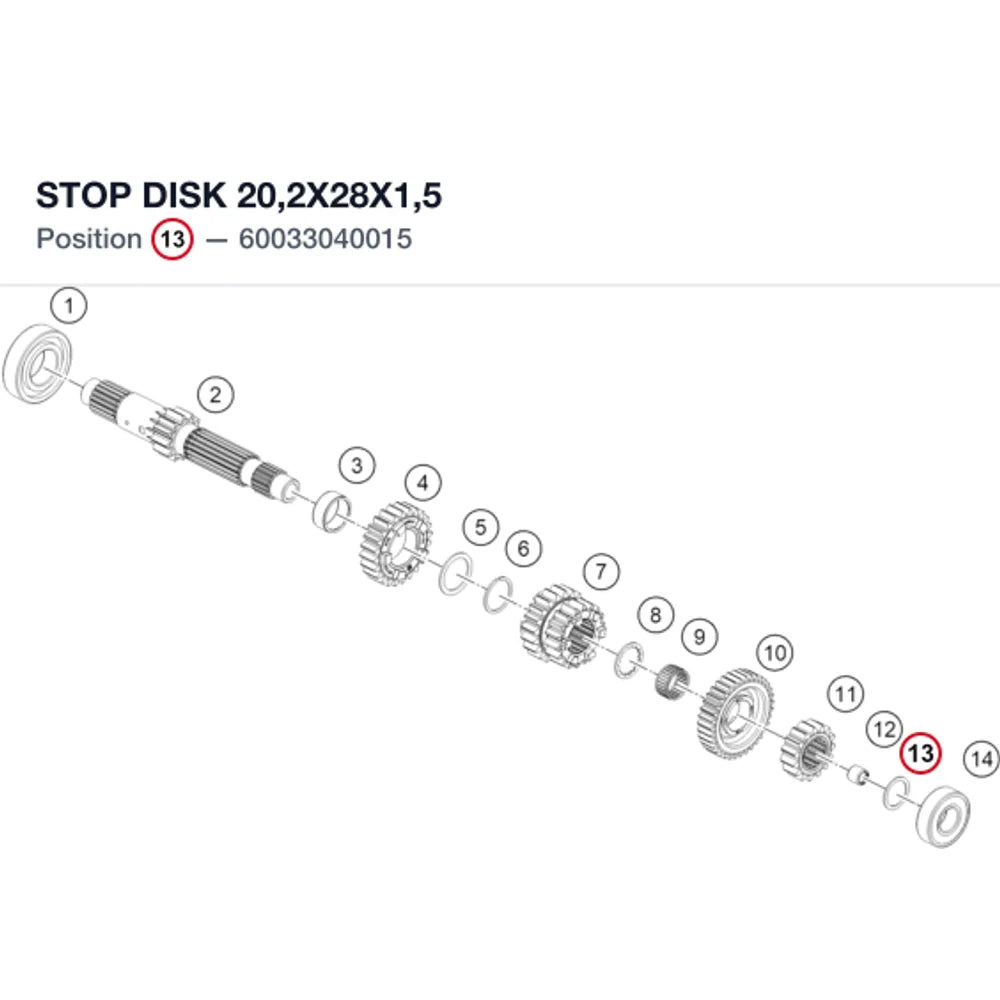 STOP DISK 20,2X28X1,5