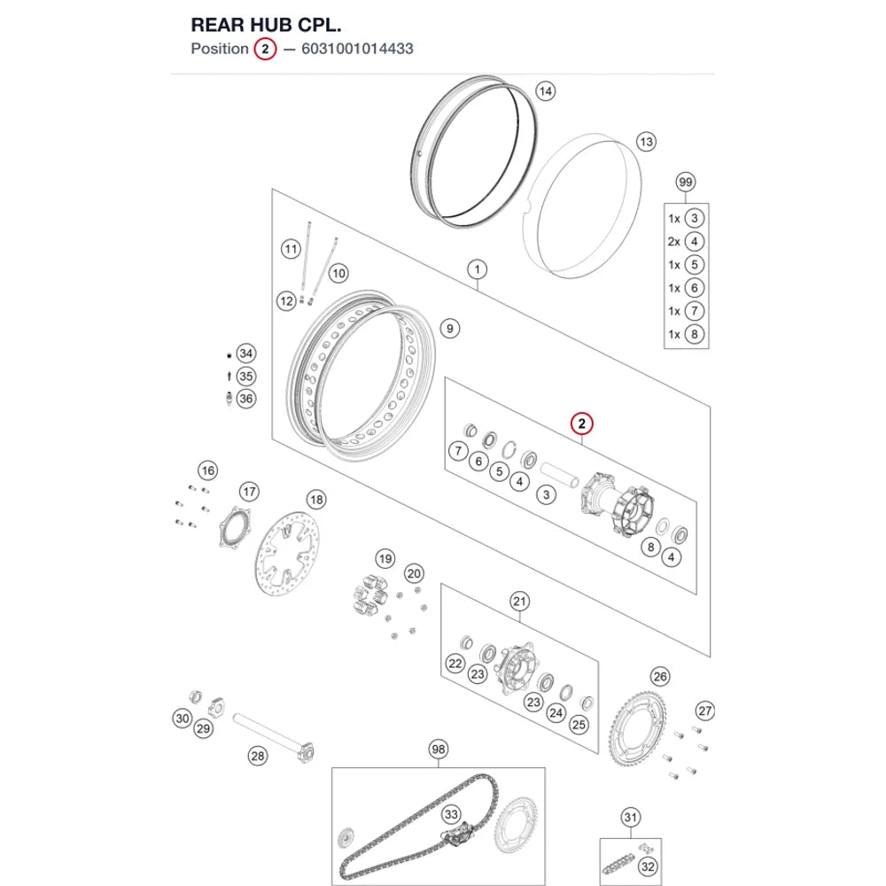 REAR HUB CPL.