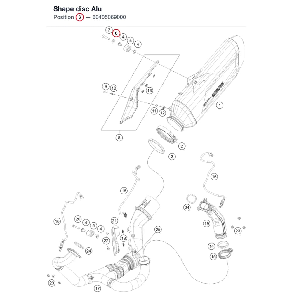 Shape disc Alu