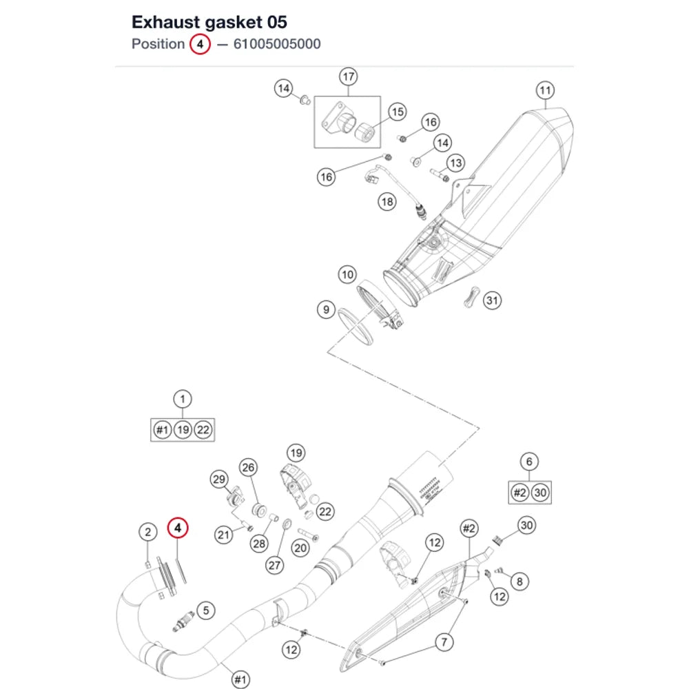 Exhaust gasket 05