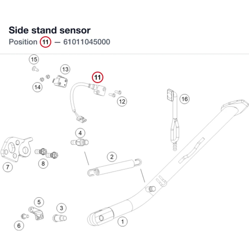 Side stand sensor