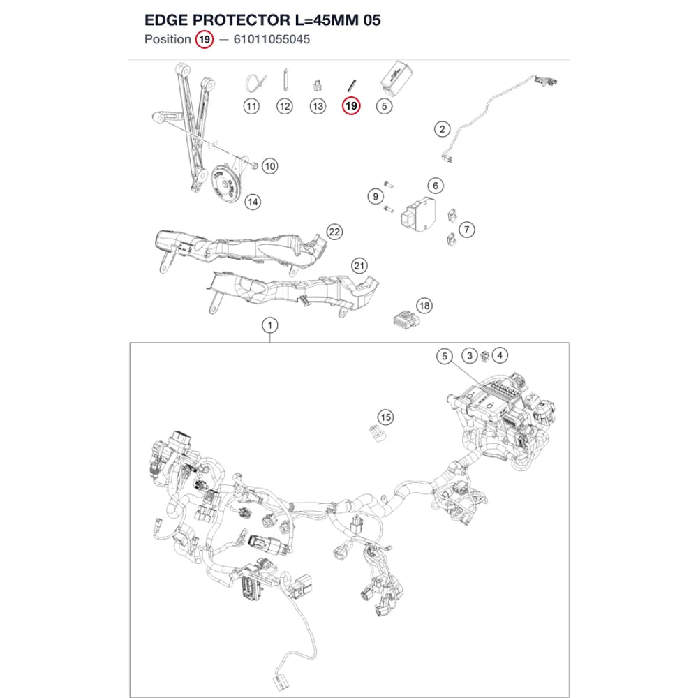EDGE PROTECTOR L=45MM       05