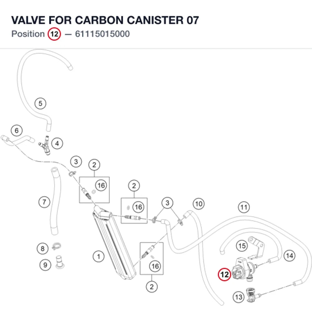 VALVE FOR CARBON CANISTER   07