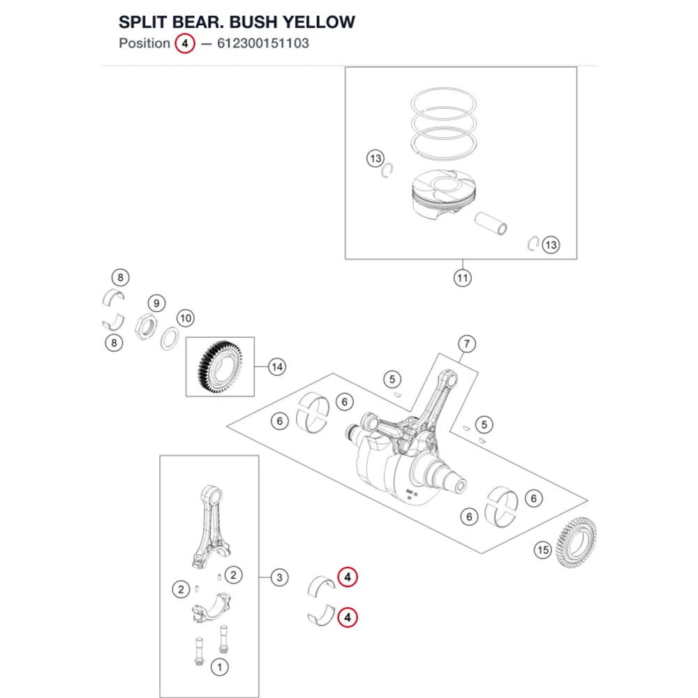 SPLIT BEAR. BUSH YELLOW